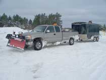  Truck with plow