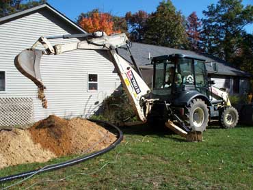  Northern Tank back hoe